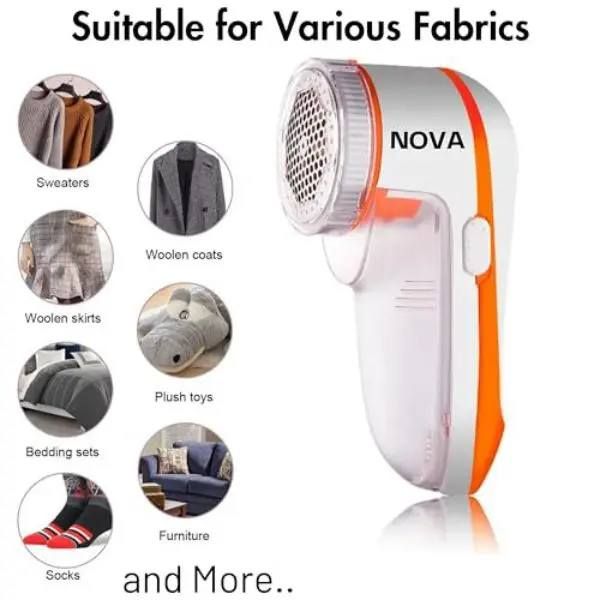 Nova Lint Remover- Battery Operated Lint Remover for All Woolens (Sweaters, Blankets, Jackets)